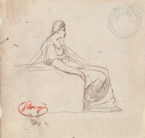 Cabeza de un hombre de George Romney